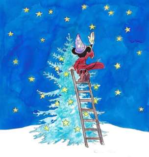 Mickey The Sorcerer’s Apprentice : Stairway To The Stars - Original Painting - Tony Fernandez Signed | Catawiki