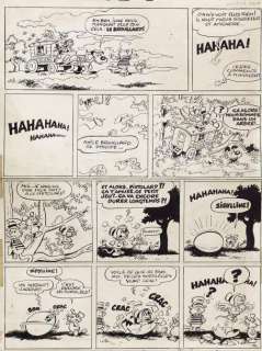 Macherot, Raymond | SIBYLLINE Planche originale n°16 à l’encre de Chine issue | Cornette de St Cyr