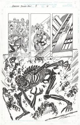 John Byrne | Amazing Spider-Man #3 p4 (½ Splash) (Signed) | Nostalgic Investments