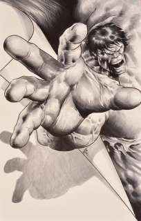 Deodato Jr Mike | Indestructible Hulk - Illustration originale de la variante de couverture du Comics "Indestructible Hulk", Issue 2 - (2012) | Catawiki