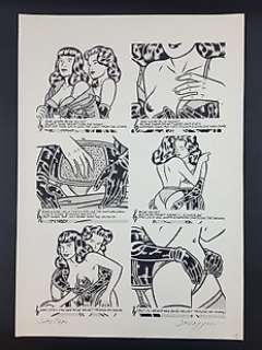 Roberto Baldazzini | Roberto Baldazzini - Tavola Originale n. 18 "Betty Page" - Firmata - Page volante | Catawiki