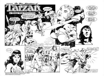 Tom Grindberg | Grindberg - The New Adventures of Tarzan, #3742 Sunday Page | Russ Cochran