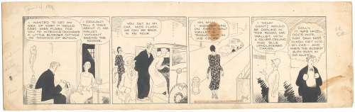 Frank King | King - Gasoline Alley Original Daily Strip 6/4/1931 NO RESERVE! | Russ Cochran