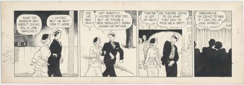 Frank King | King  Gasoline Alley Original Daily Strip  10/21/1949 NO RESERVE! | Russ Cochran