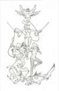 Jorge Molina - BRIDS OF PREY # 29 (V3) COVER ORIGINAL ART