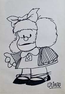 Quino - Quino - Original drawing - Mafalda - (1997)