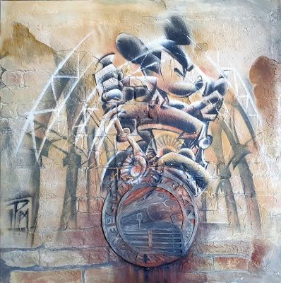 Paolo Mottura | “Mickey Mouse: Casa del Boia alla Marina” – Illustrazione | Cart Gallery