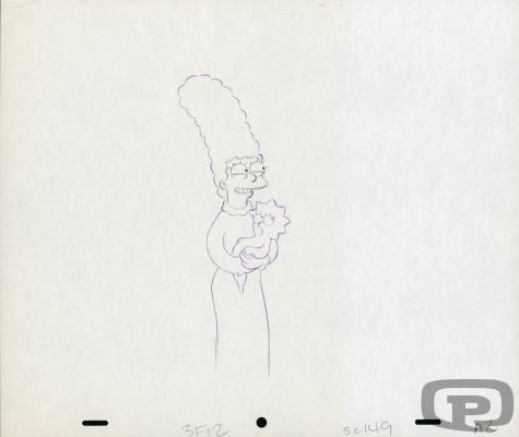 Collective | The Simpsons, Animation Sketches - Marge and Maggie #2 | Pulp’s Art