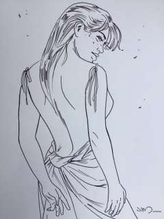 Jim | Jim - Dessin original - Une Nuit Ã  Rome - Marie | Catawiki