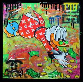 Brisan Gabriel ( 1967 ) | Brisan Gabriel - Tribute Art - Happy Duck | Catawiki