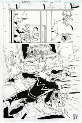Giuseppe Camuncoli | “The Flash in: Father Christmas” – DCU Infinite Holiday Special #1 – tav.10 | Cart Gallery