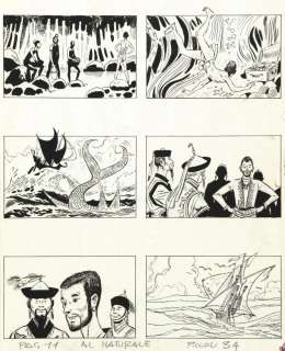 Pratt Hugo | "Le avventure di Simbad il marinaio", 1963 | Urania Casa d’Aste