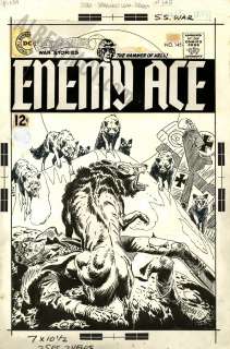 Joe Kubert - star spangled war stories - enemy ace issue 145 page cover