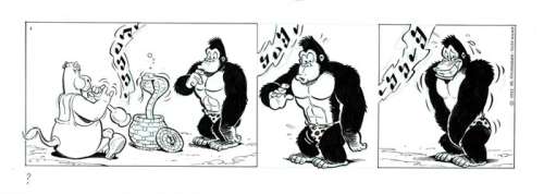 Wil Raymakers & Thijs Wilms | Boes - Originele strook uit Boes Integraal 12 - Formaat: 43 x 15 cm. | Catawiki