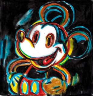 Tony Fernandez, Disney Artist | Mickey Mouse inspired by Basquiat’s Art - Original Sketch - Tony Fernandez | Catawiki