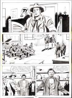 Guglielmo Letteri | Tex n. 410 - 3x G.Letteri - Tavola Originale "Orrore!" - Page volante - EO - (1994) | Catawiki