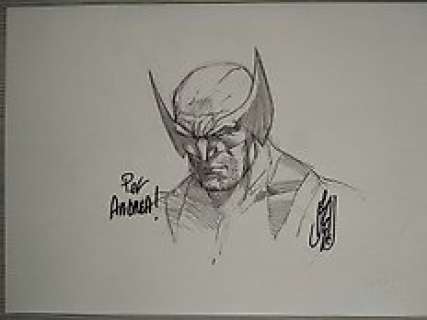 Stefano Caselli - Wolverine - illustrazione originale di Stefano Caselli - Page volante - Exemplaire unique