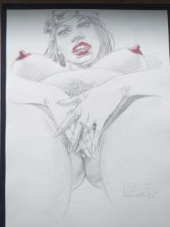 Patrizio Evangelisti | Patrizio Evangelisti - original artwork "Love aviator" - Page volante - Exemplaire unique | Catawiki