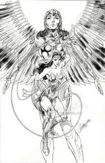 J. Scott Campbell | Original Art: Batman #104 ’Wonder Woman 1984’ JSC | J. Scott Campbell