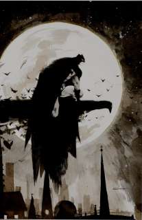 Keron Grant - huge batman painting