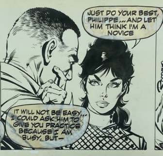 Romero, Enric Badia | Romero, Enric Badia - Original strip - Modesty Blaise - (1970’s) | Catawiki