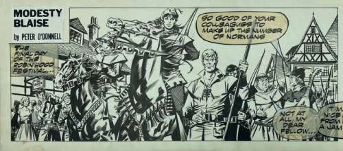 Romero, Enric Badia | Romero, Enric Badia - Original strip - Modesty Blaise | Catawiki