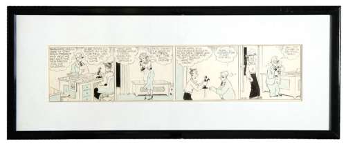 "BLONDIE" ORIGINAL DAILY STRIP ART. | Hake’s