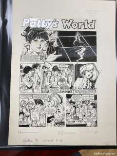 Página original de Purita Campos de la serie Patty´s World