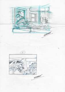 Esteban | Donald Duck - 2 Original Sketchdrawings - Esteban | Catawiki