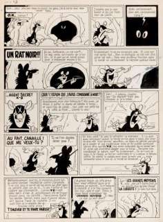 Macherot | Chlorophylle et les conspirateurs Encre de Chine pour la planche | Millon