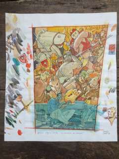 Daniel Torres Pérez | Daniel Torres Pérez - Boceto Misterio de Susurro - (1985) | Catawiki