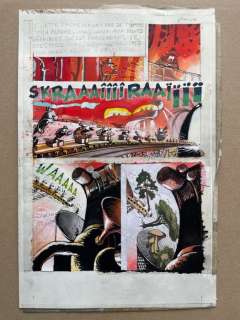 De Moor, Johan | De Moor, Johan - Planche originale couleur - La Vache Pi= 3.1416 | Catawiki