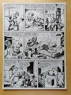 Onofrio Bramante - Falco Bianco - O. Bramante - Tavola originale "Il robin hood del nord-est" Pagina 29 - Page volante - Exemplaire unique