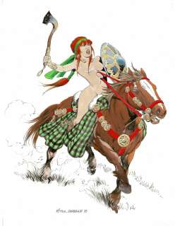 Mitton | Vae Victis ! Ambre à Alésia ! Couverture originale à l’encre de chine et à l’aquarelle. | Septimus