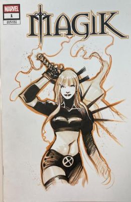 MAGICK #1 VARIANT EDITION WITH ORIGINAL DRAWING BY OLIVIER VATINE N°5 | Pulp’s