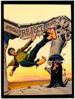 Nick Cardy | Cardy - CRAZY #7, Cover (1974) NO RESERVE! | Russ Cochran