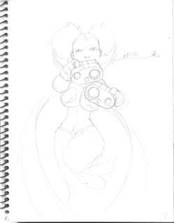 Neil Googe - neil googe bazooka jules sketch page sketch