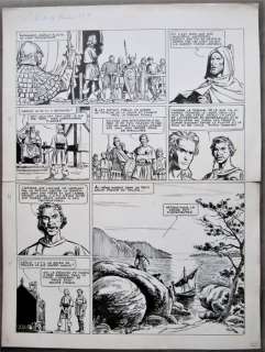 Funcken, Fred | Funcken, Fred - Planche originale - Harald le Viking T1 - L’ÃŽle de la brume - (1956) | Catawiki