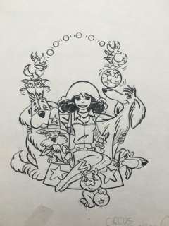 Kuijpers, Henk | Franka - Originele tekening "Dierendag" - (1980) | Catawiki