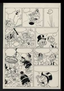 Gen-Clo/Cortégianni | Gen-Clo/Cortégianni - Planche originale - Picsou - "Le retour du vélo volant" - Page volante - EO - (2007) | Catawiki