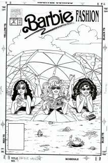 Amanda Conner Roy Richardson - barbie fashion #9 cover (1991) issue jm