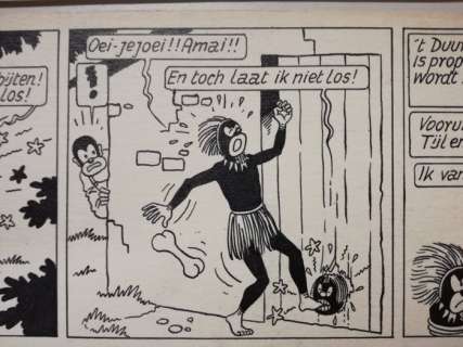 Bob de Moor | De Moor, Bob - Originele pagina (strook 173-174-175-176) - Tijl Uilenspiegel - ’De Lamma van Laïbona’ - (1951) | Catawiki