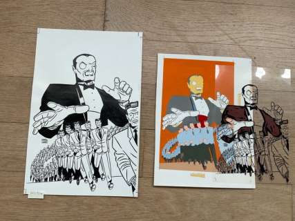 Daniel Torres | Torres, Daniel - Original cover + original cover colouring with photolith - Opium NÂº4 - (1989) | Catawiki