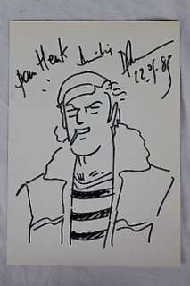 Dominique Rousseau - Dominique Rousseau - Opdrachttekening / Dédicace - Op losse A4 - Condor - (1983)