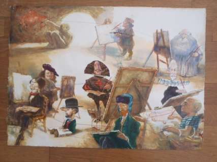 Smudja, Gradimir | Smudja, Gradimir - Dessin original - Le fil de l’Art - (2000) | Catawiki