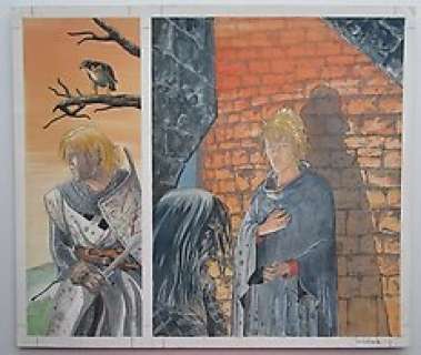 Jarbinet, Philippe | Jarbinet - Originele cover en backcover in kleur - As van de Katharen 5 - Het spel van de machtigen - (1999) | Catawiki