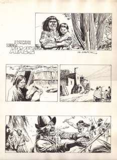 Gino D’antonio | Storia del West - Gino D’Antonio retro-copertina originale - Page volante - Exemplaire unique - (1974) | Catawiki