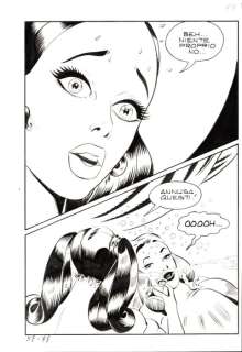 Dino Leonetti E Mario Janni’ | Maghella n. 56 bis - 10x D.Leonetti - Tavola Originale "Lo squartatore nero" - Page volante - Exemplaire unique - (1976) | Catawiki