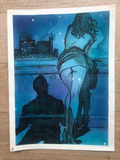 Milo Manara | Milo Manara - original artwork "Nocturno 2" - Page volante | Catawiki