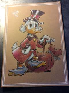 Alessandro Gottardo | Donald Duck - â€œOstentazione di plutocratica sicumeraâ€ - Page volante - Exemplaire unique - (2020/2020) | Catawiki